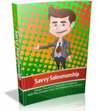 Savvy Salesmanship